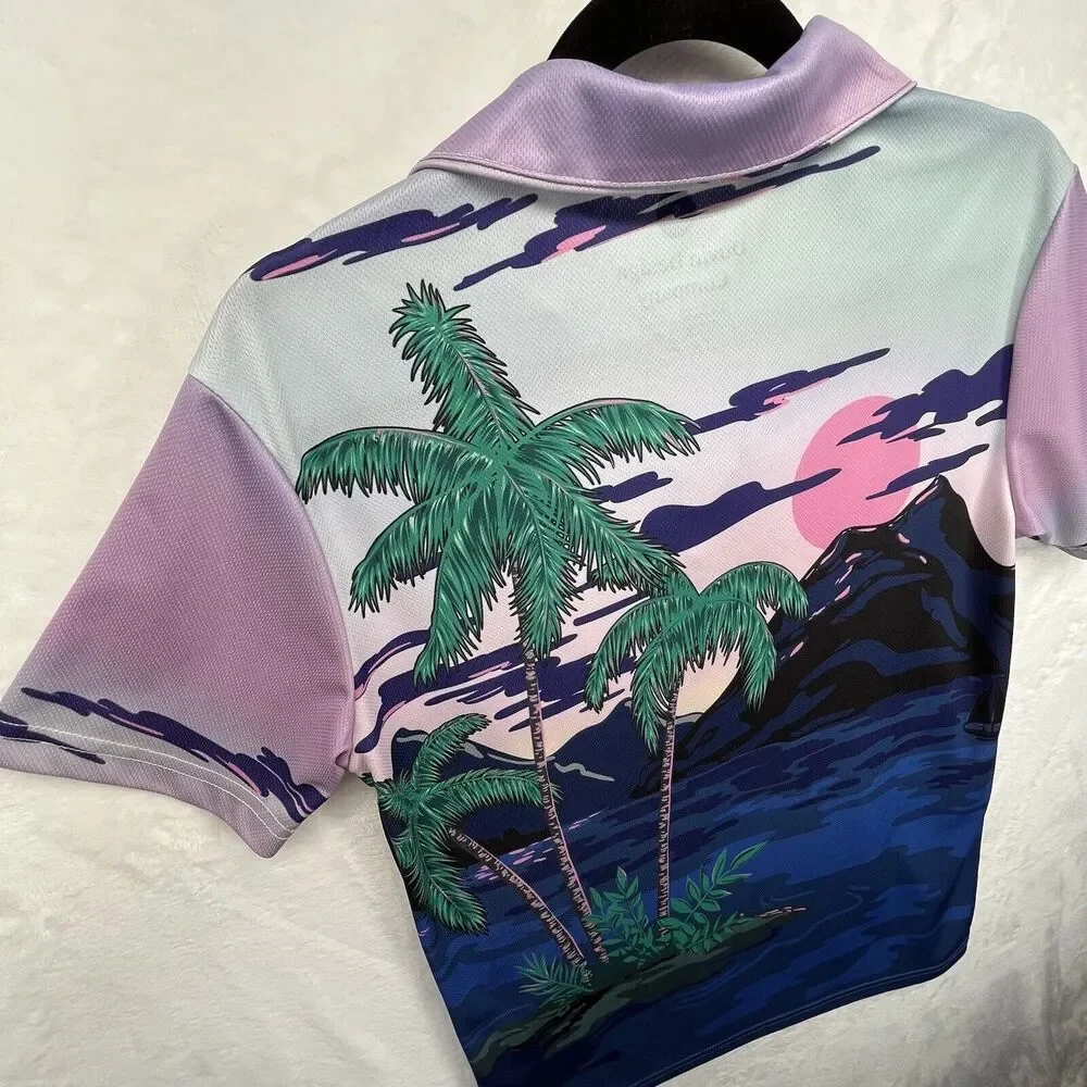 Duvin Design Company Polo Men's Small Beachy‎ Coastal Surf